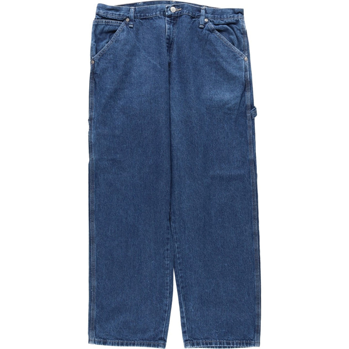 Wrangler Denim Painter Pants for Men, W35 cotton blue type Vintage Second Hand