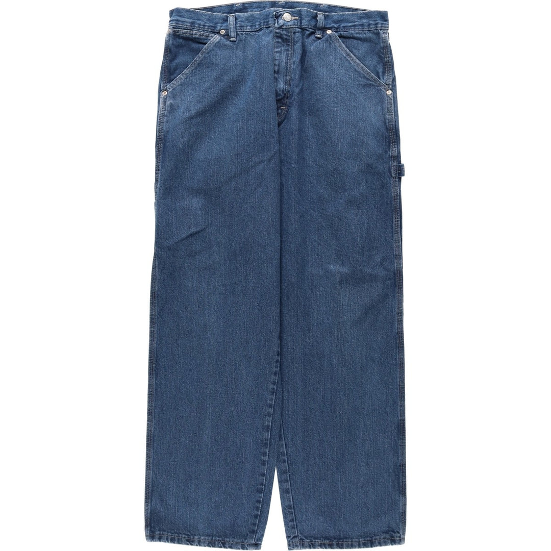 2000'S Wrangler HERO Denim Painter Pants, Men's, Size W34 cotton blue type Vintage Second Hand