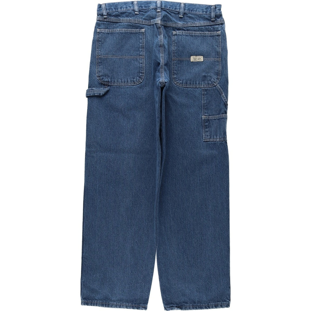 2000'S Wrangler HERO Denim Painter Pants, Men's, Size W34 cotton blue type Vintage Second Hand