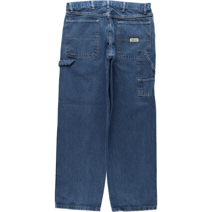 2000'S Wrangler HERO Denim Painter Pants, Men's, Size W34 cotton blue type Vintage Second Hand