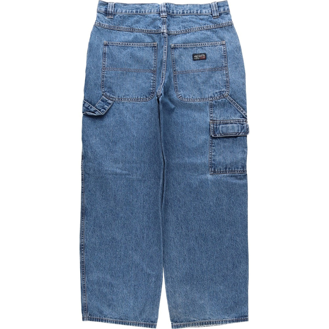 Wrangler Denim Painter Pants for Men, W34 equivalent cotton blue type Vintage Second Hand