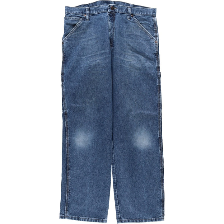 00'S Wrangler CARPENTER denim painter pants for men, W35 equivalent cotton blue type Vintage Second Hand