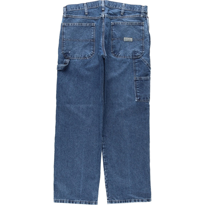 00'S Wrangler CARPENTER denim painter pants for men, W35 equivalent cotton blue type Vintage Second Hand