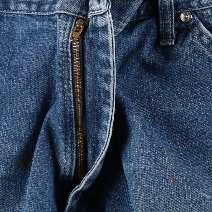 Wrangler CARPENTER Denim Painter Pants Men's W37 equivalent cotton blue type Vintage Second Hand