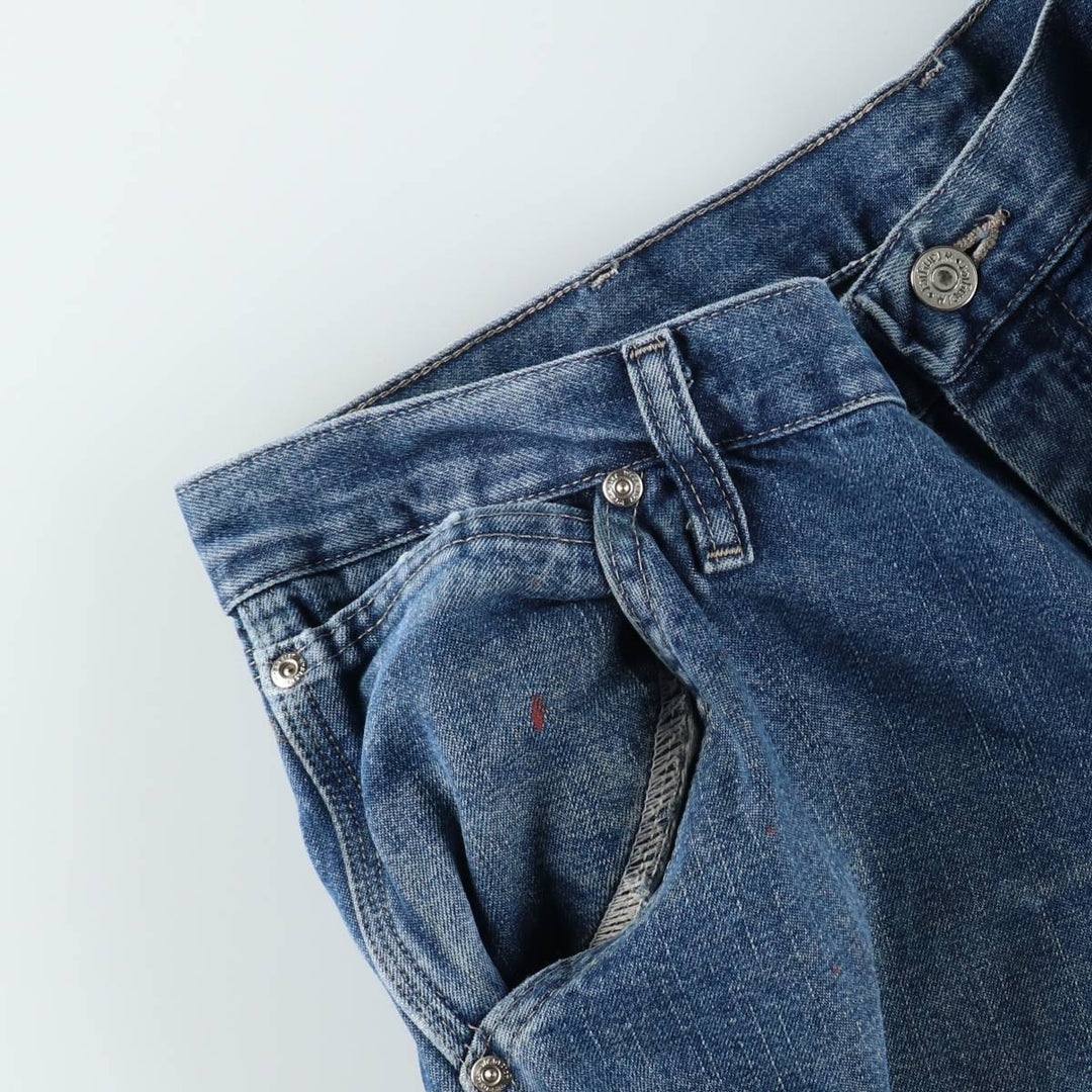Wrangler CARPENTER Denim Painter Pants Men's W37 equivalent cotton blue type Vintage Second Hand