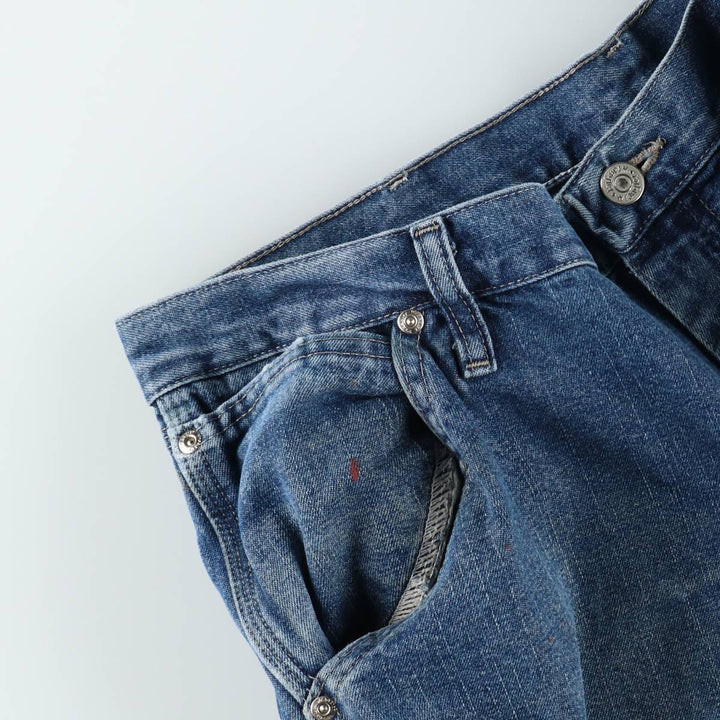 Wrangler CARPENTER Denim Painter Pants Men's W37 equivalent cotton blue type Vintage Second Hand