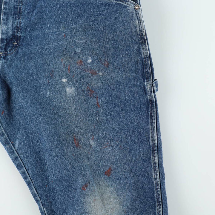 Wrangler CARPENTER Denim Painter Pants Men's W37 equivalent cotton blue type Vintage Second Hand