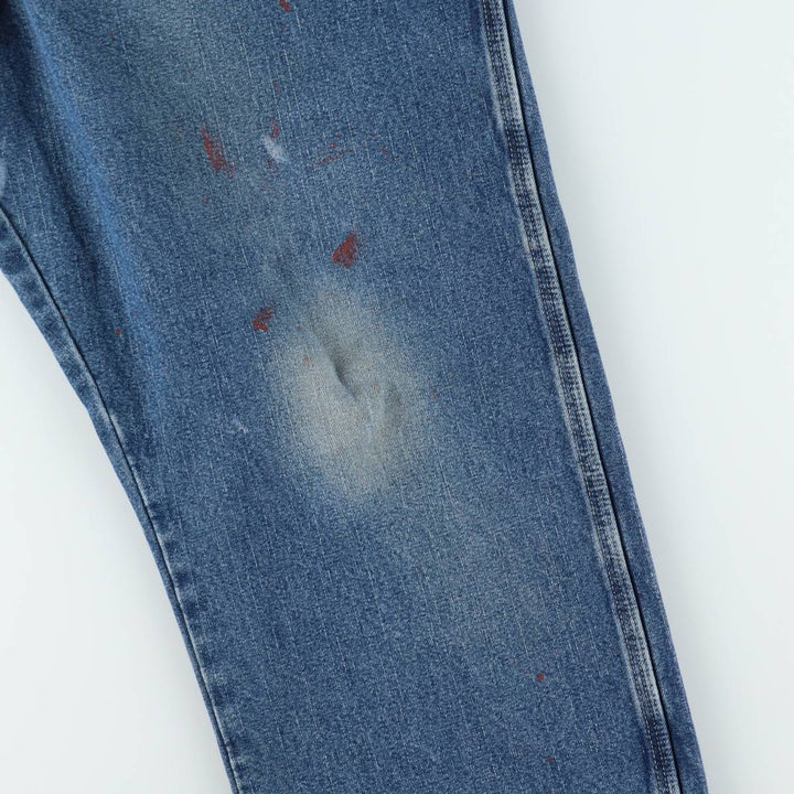 Wrangler CARPENTER Denim Painter Pants Men's W37 equivalent cotton blue type Vintage Second Hand