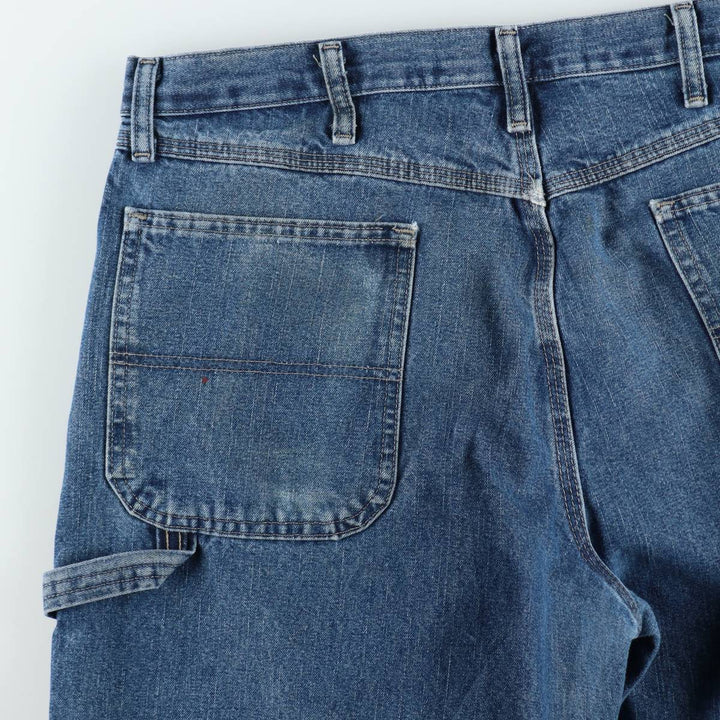 Wrangler CARPENTER Denim Painter Pants Men's W37 equivalent cotton blue type Vintage Second Hand