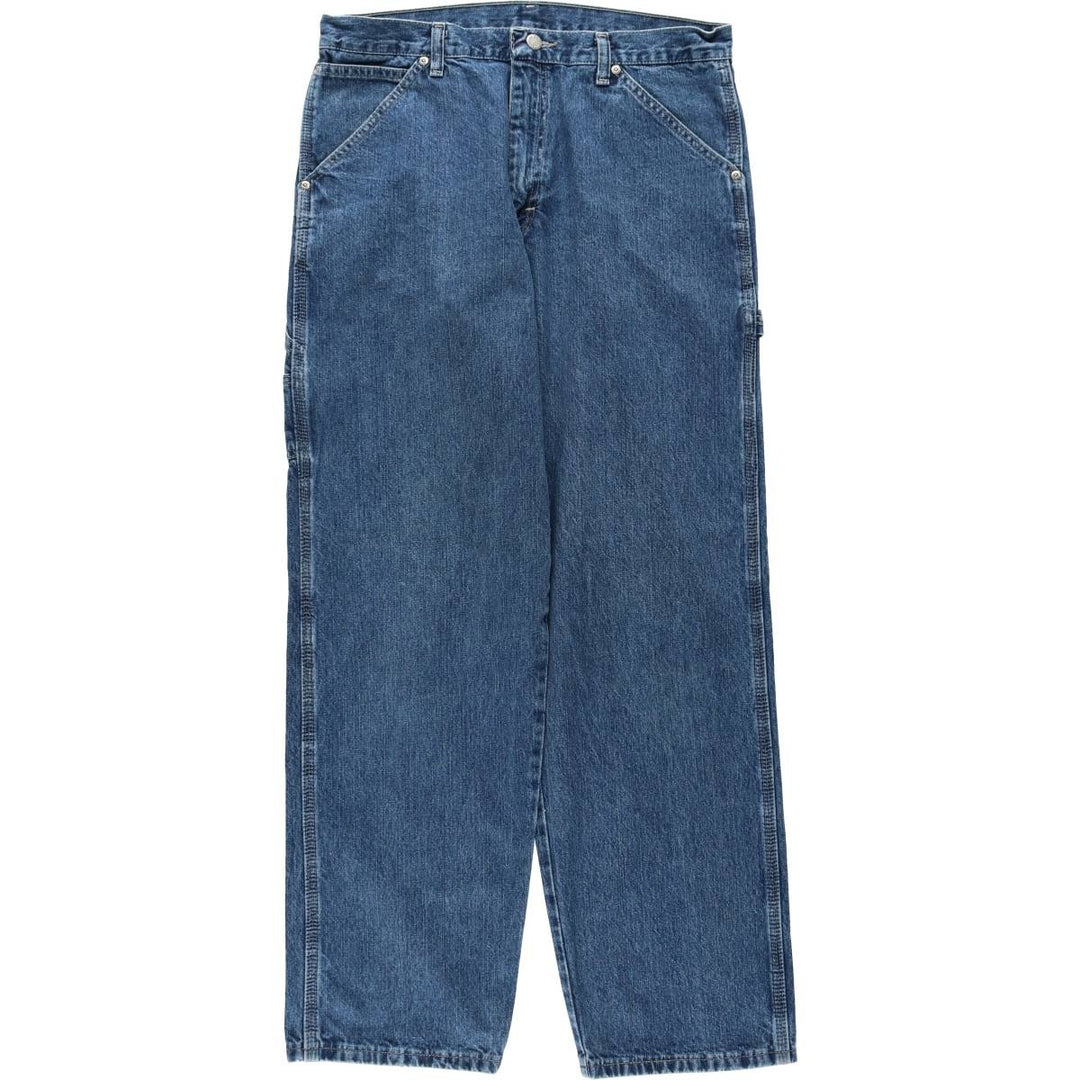 Wrangler Denim Painter Pants for Men, W33 equivalent unclear blue type Vintage Second Hand