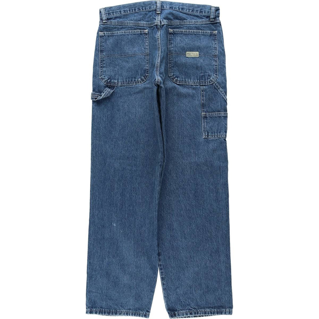 Wrangler Denim Painter Pants for Men, W33 equivalent unclear blue type Vintage Second Hand