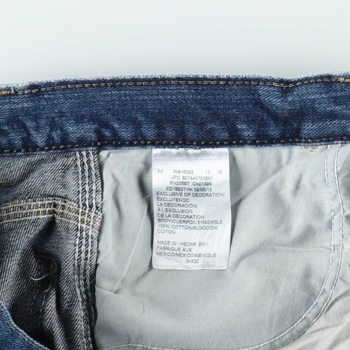 Dickies denim painter pants for men, equivalent to W34 cotton blue type Vintage Second Hand