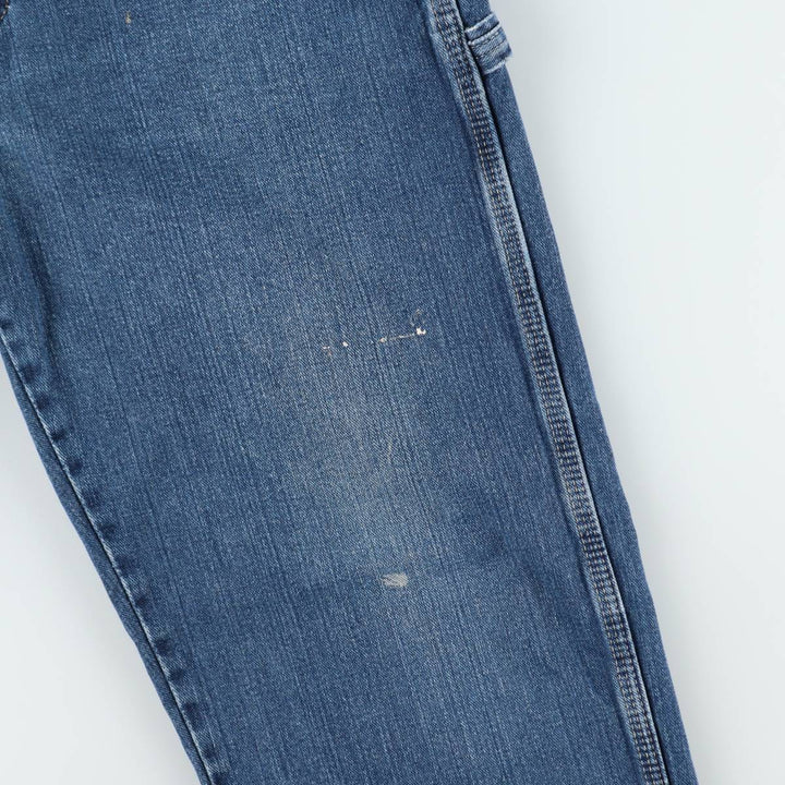 Dickies denim painter pants for men, equivalent to W34 cotton blue type Vintage Second Hand