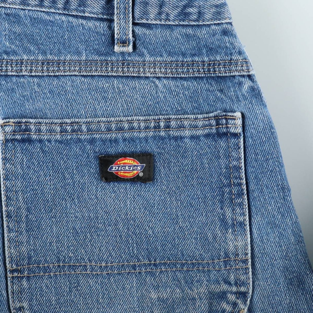 Dickies denim painter pants for men, equivalent to W37 cotton blue type Vintage Second Hand