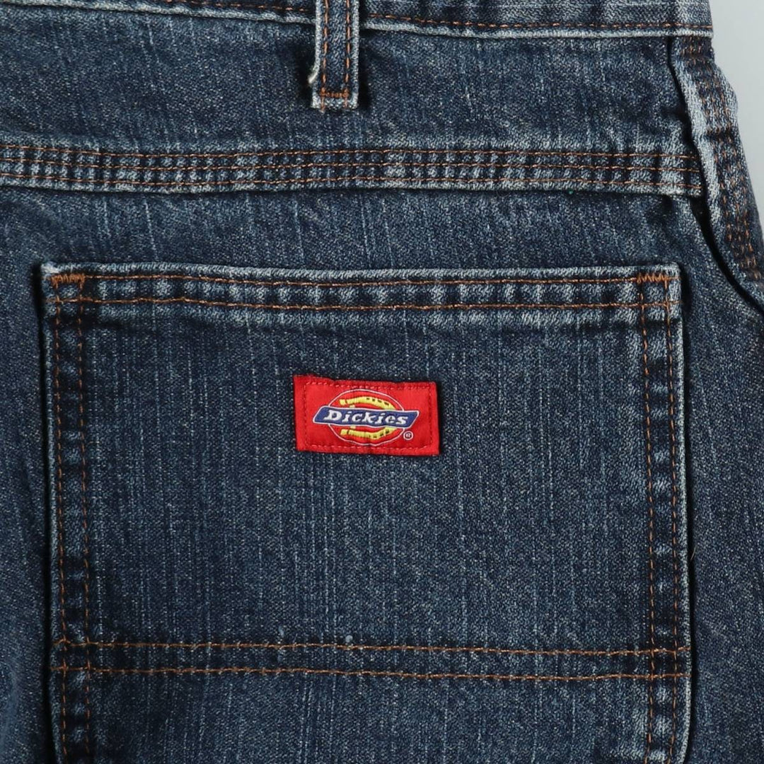 Dickies denim painter pants for men, equivalent to W34 cotton blue type Vintage Second Hand