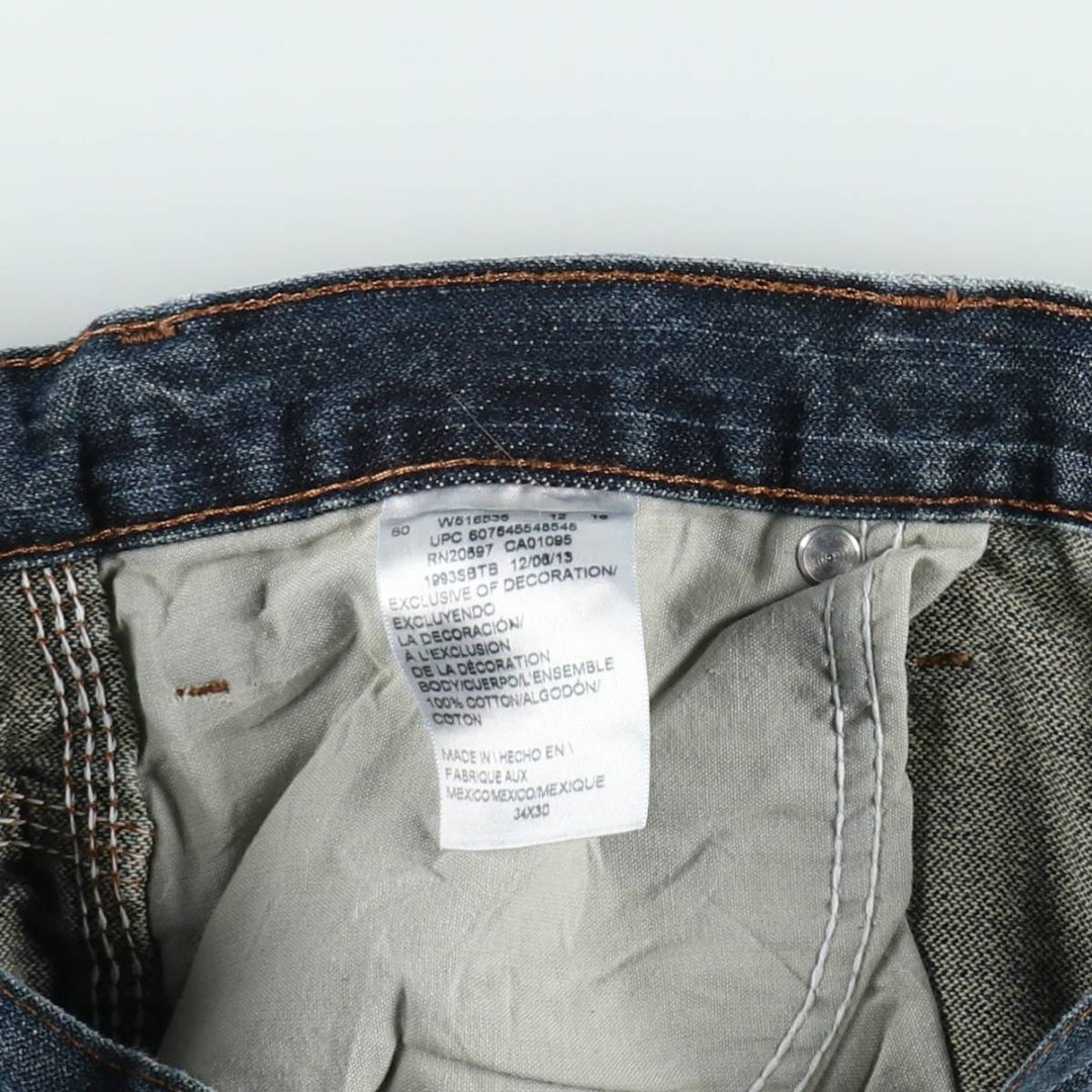 Dickies denim painter pants for men, equivalent to W34 cotton blue type Vintage Second Hand