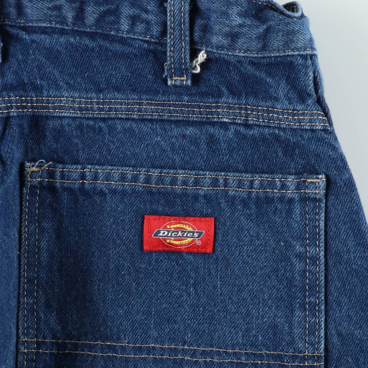 Dickies denim painter pants for men, equivalent to W32 cotton navy blue type Vintage Second Hand