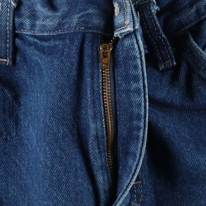 Dickies denim painter pants for men, equivalent to W32 cotton navy blue type Vintage Second Hand