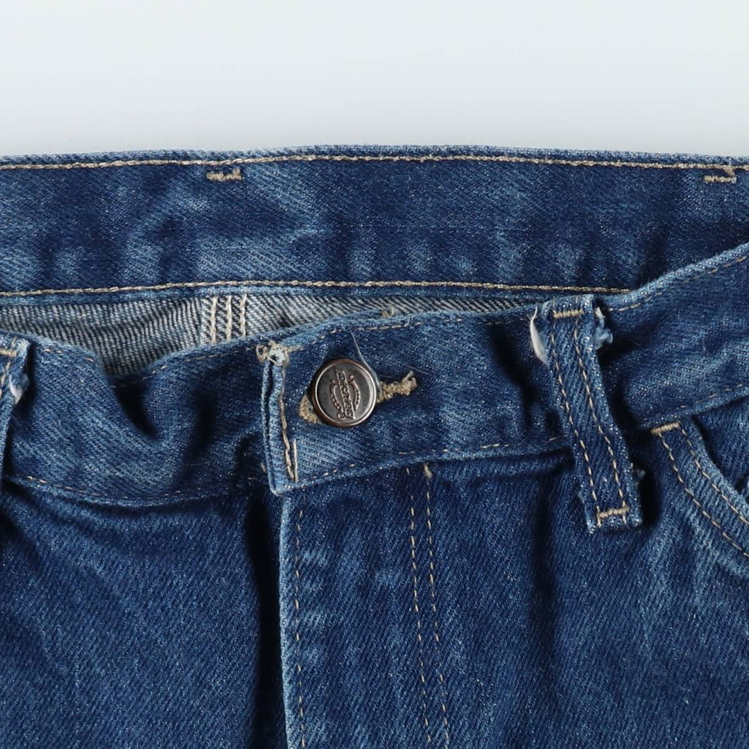 Dickies denim painter pants for men, equivalent to W32 cotton navy blue type Vintage Second Hand