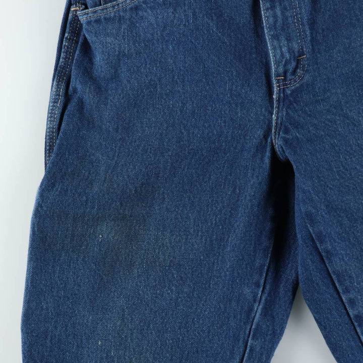 Dickies denim painter pants for men, equivalent to W32 cotton navy blue type Vintage Second Hand