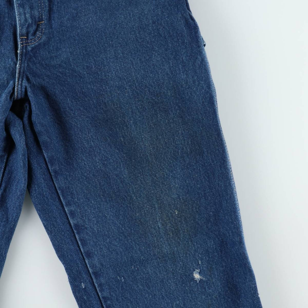 Dickies denim painter pants for men, equivalent to W32 cotton navy blue type Vintage Second Hand