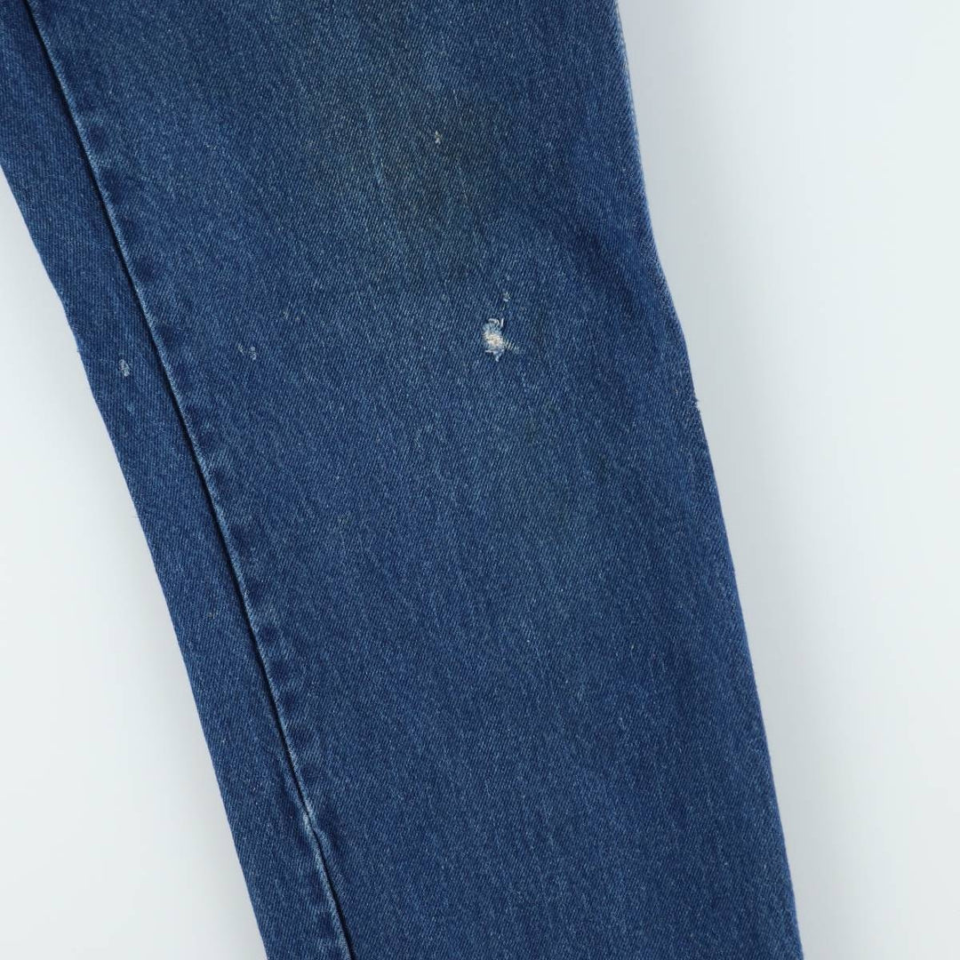 Dickies denim painter pants for men, equivalent to W32 cotton navy blue type Vintage Second Hand