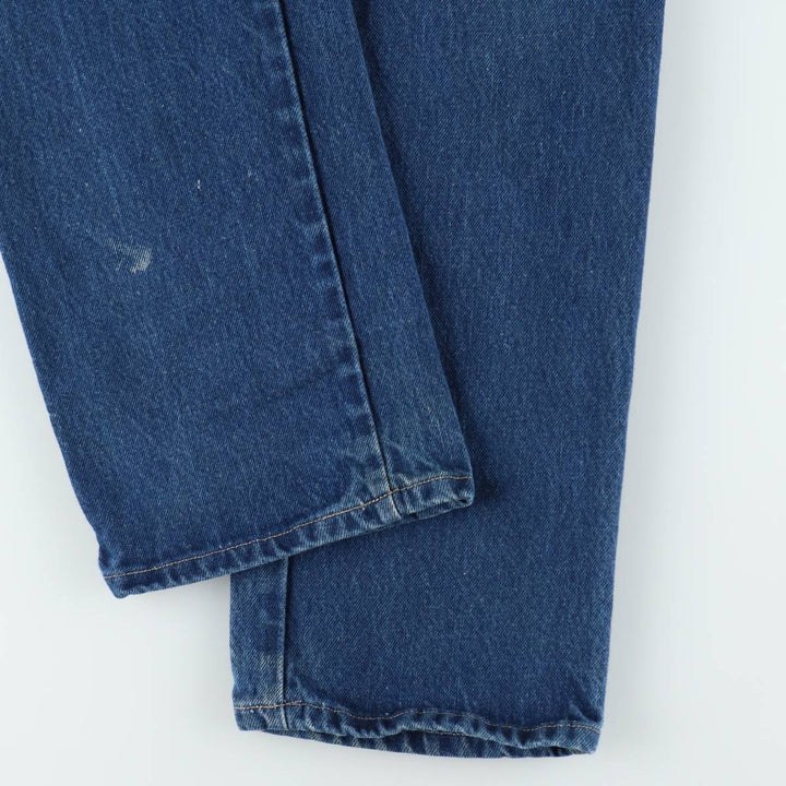 Dickies denim painter pants for men, equivalent to W32 cotton navy blue type Vintage Second Hand