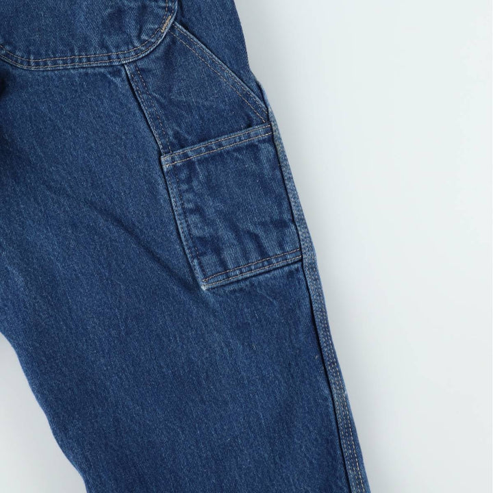 Dickies denim painter pants for men, equivalent to W32 cotton navy blue type Vintage Second Hand