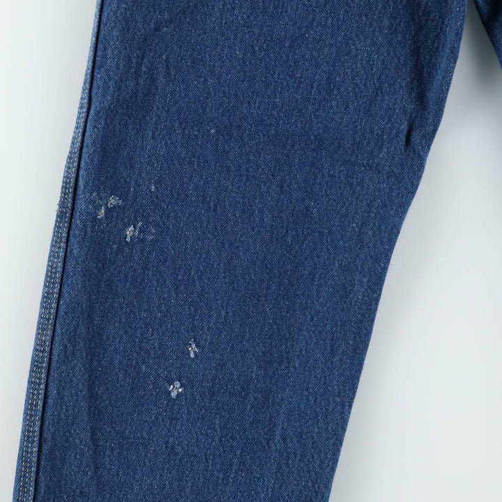Dickies denim painter pants for men, equivalent to W32 cotton navy blue type Vintage Second Hand
