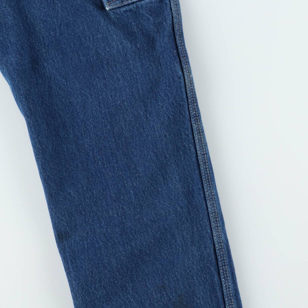 Dickies denim painter pants for men, equivalent to W32 cotton navy blue type Vintage Second Hand