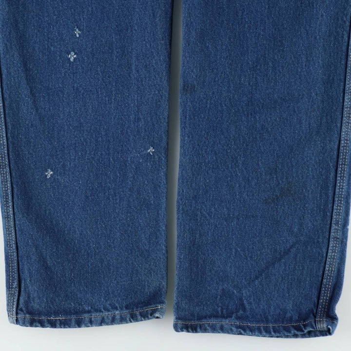 Dickies denim painter pants for men, equivalent to W32 cotton navy blue type Vintage Second Hand