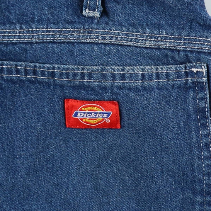 Dickies denim painter pants for men, equivalent to W35 unclear navy blue type Vintage Second Hand