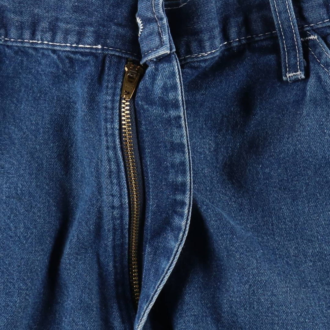 Dickies denim painter pants for men, equivalent to W35 unclear navy blue type Vintage Second Hand