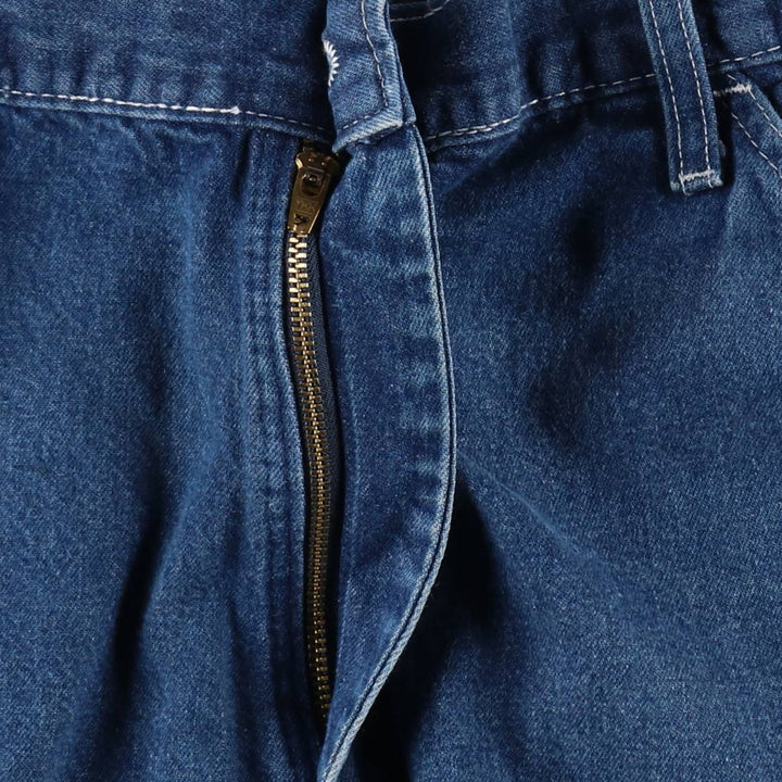 Dickies denim painter pants for men, equivalent to W35 unclear navy blue type Vintage Second Hand