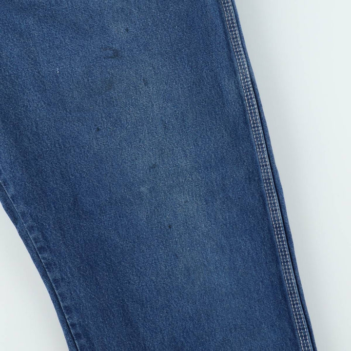Dickies denim painter pants for men, equivalent to W35 unclear navy blue type Vintage Second Hand
