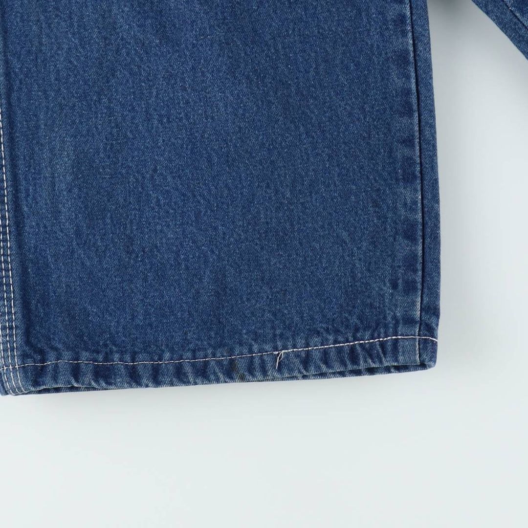 Dickies denim painter pants for men, equivalent to W35 unclear navy blue type Vintage Second Hand