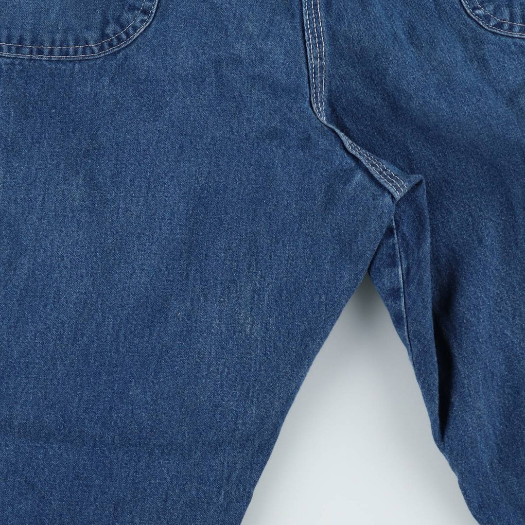 Dickies denim painter pants for men, equivalent to W35 unclear navy blue type Vintage Second Hand