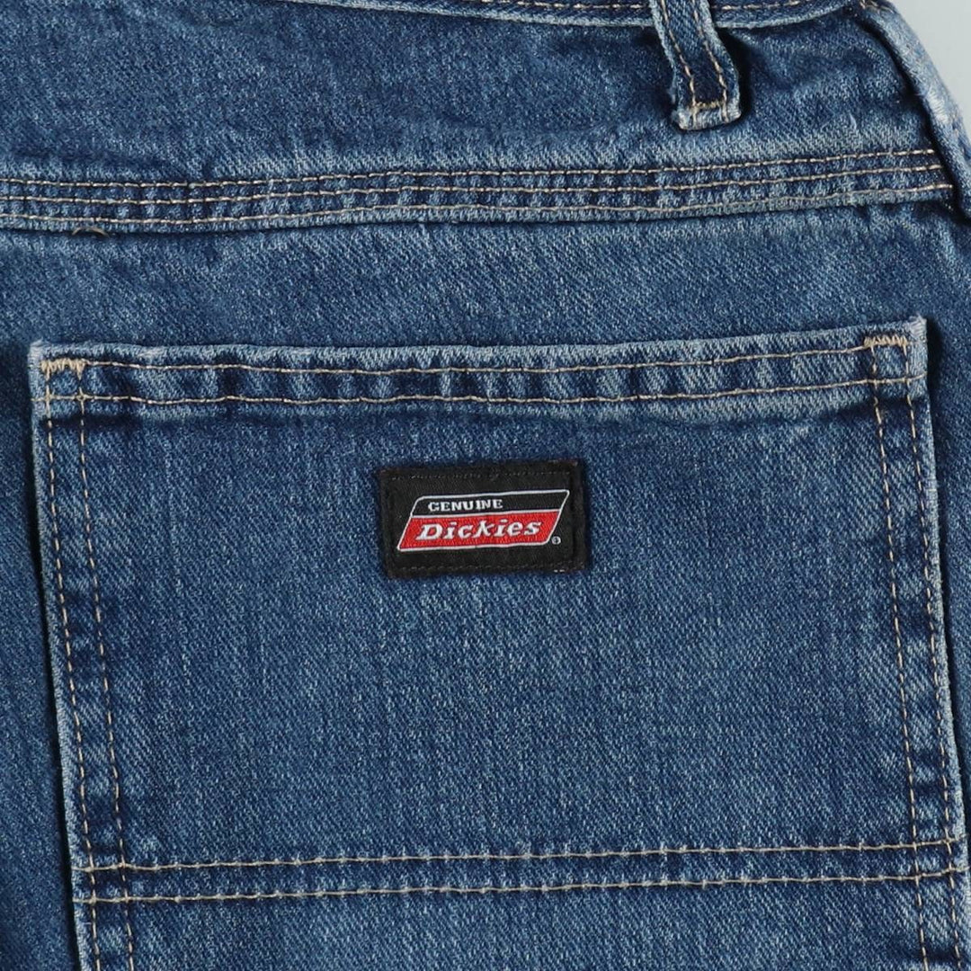 Dickies denim painter pants for men, equivalent to W37 cotton blue type Vintage Second Hand