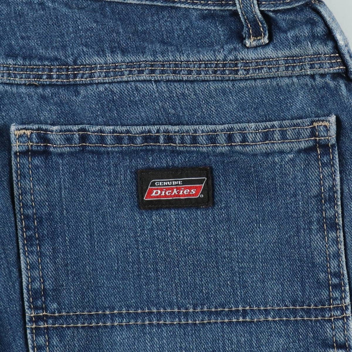 Dickies denim painter pants for men, equivalent to W37 cotton blue type Vintage Second Hand
