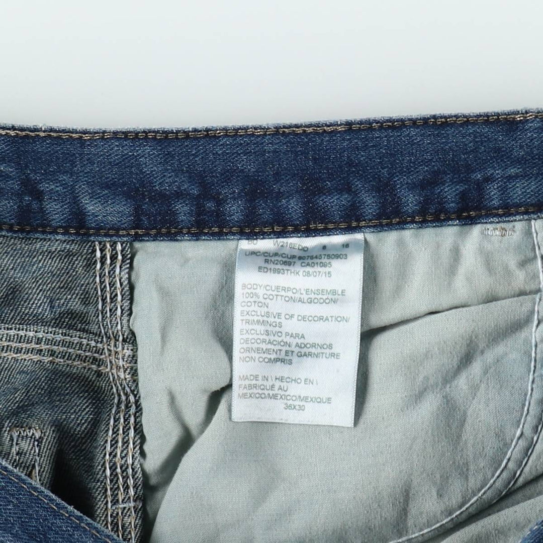 Dickies denim painter pants for men, equivalent to W37 cotton blue type Vintage Second Hand