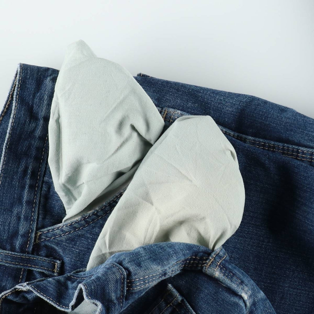 Dickies denim painter pants for men, equivalent to W37 cotton blue type Vintage Second Hand