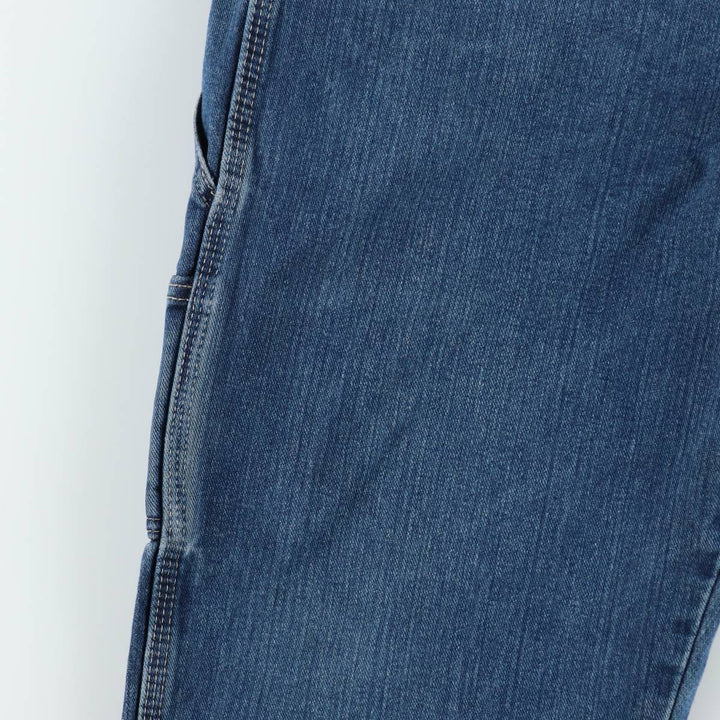 Dickies denim painter pants for men, equivalent to W37 cotton blue type Vintage Second Hand