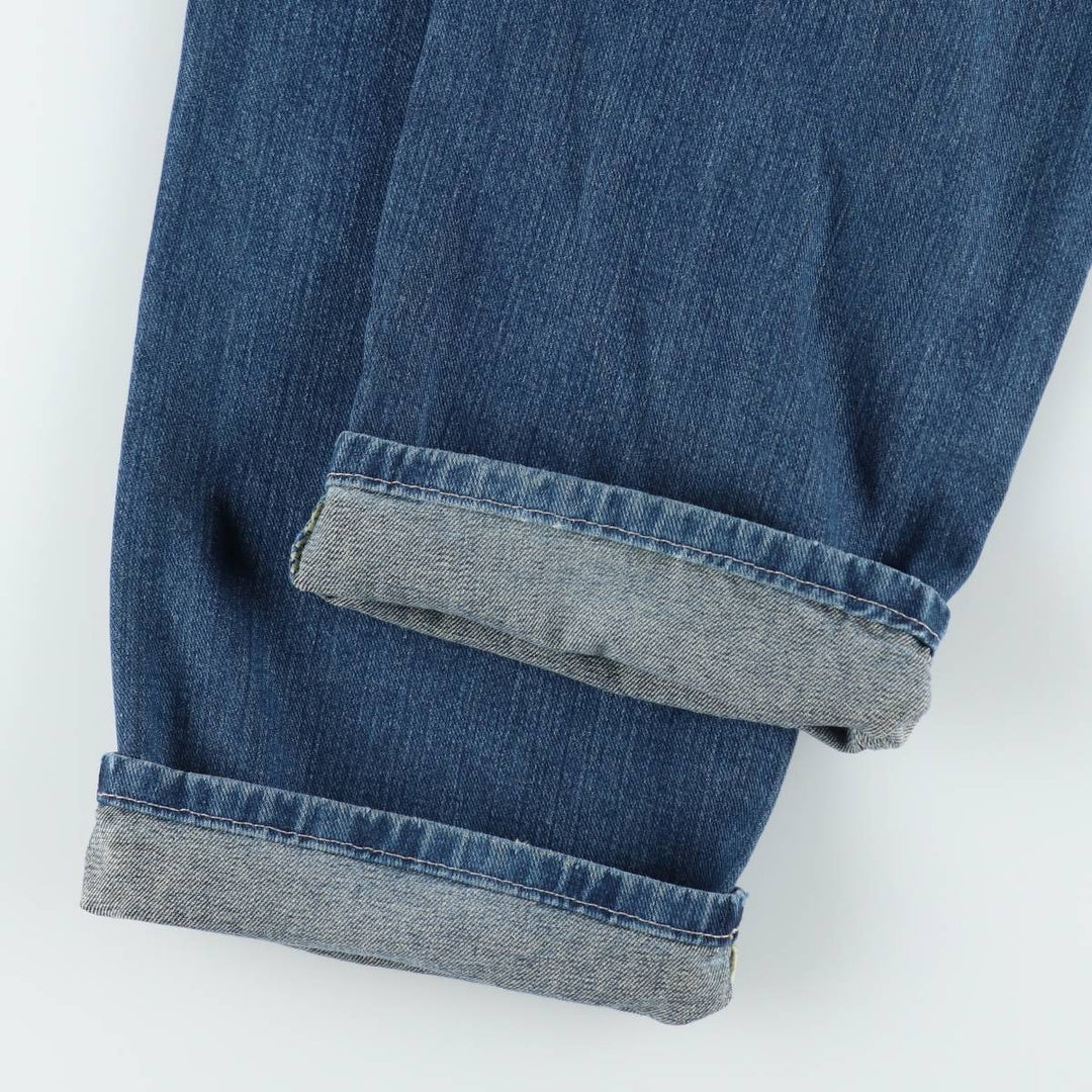Dickies denim painter pants for men, equivalent to W37 cotton blue type Vintage Second Hand