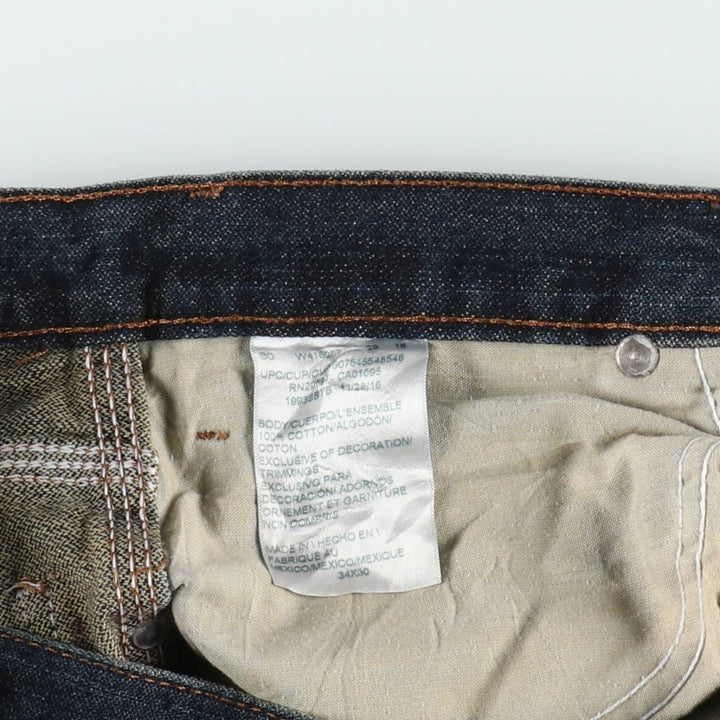 Dickies denim painter pants for men, equivalent to w36 cotton navy blue type Vintage Second Hand