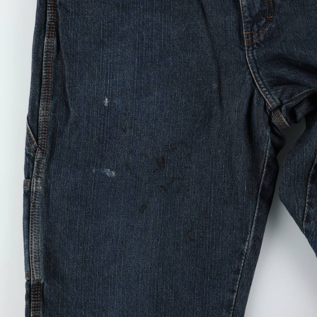 Dickies denim painter pants for men, equivalent to w36 cotton navy blue type Vintage Second Hand