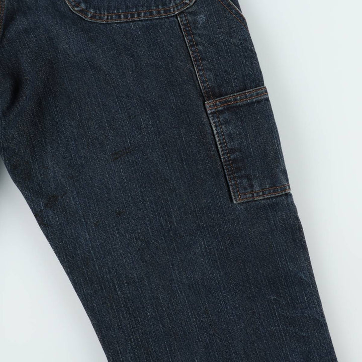 Dickies denim painter pants for men, equivalent to w36 cotton navy blue type Vintage Second Hand