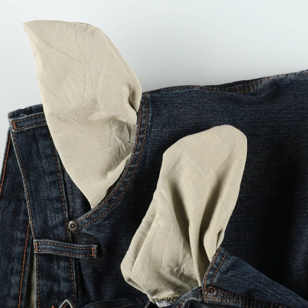 Dickies denim painter pants for men, equivalent to w36 cotton navy blue type Vintage Second Hand