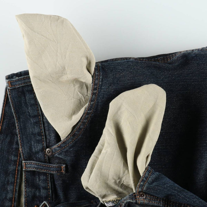 Dickies denim painter pants for men, equivalent to w36 cotton navy blue type Vintage Second Hand