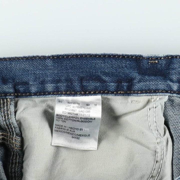 Dickies denim painter pants for men, equivalent to W35 cotton blue type Vintage Second Hand