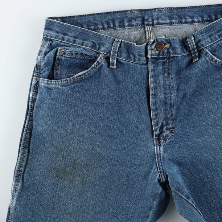 Dickies denim painter pants for men, equivalent to W35 cotton blue type Vintage Second Hand